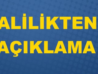 Kahramanmaraş Valiliğinden Açıklama