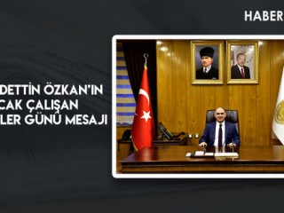 VALİ VAHDETTİN ÖZKAN’IN 10 OCAK ÇALIŞAN GAZETECİLER GÜNÜ MESAJI