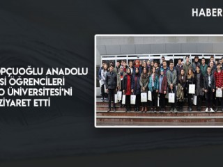 VEDAT TOPÇUOĞLU ANADOLU LİSESİ ÖĞRENCİLERİ SANKO ÜNİVERSİTESİ’Nİ ZİYARET ETTİ