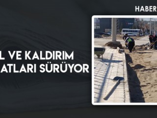 Yol ve Kaldırım Tamiratları Sürüyor