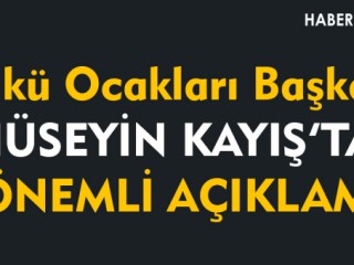 Başkan Kayış'tan Kritik Açıklama