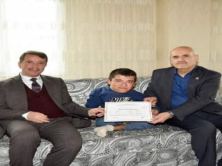 BAŞKAN OKUMUŞ - ENGELLİ VATANDAŞIN HAYALİNİ GERÇEKLEŞTİRDİ