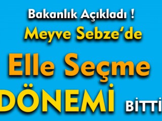Bakanlık Açıkladı Meyve Sebze için 81 ile talimat gönderildi