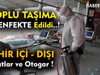 Dezenfekte edildi!
