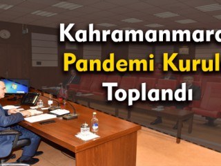 Kahramanmaraş Umumi Hıfzıssıhha Meclisi Toplandı