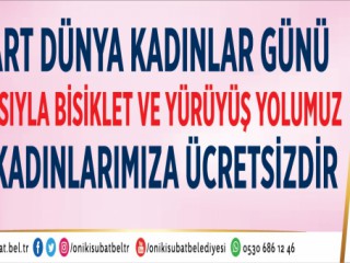 Onikişubat Belediyesi’nden Bisiklet ve Yürüyüş Yolu Kadınlara Özel