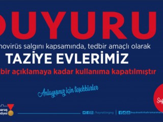 Taziye Evleri Kapatıldı