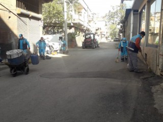 Dulkadiroğlu'nda Koronavirüs'e Temizlik Savaşı