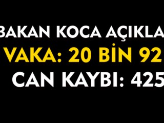 Sağlık Bakanlığı Açıkladı Vaka ve Ölüm Sayısı Arttı !
