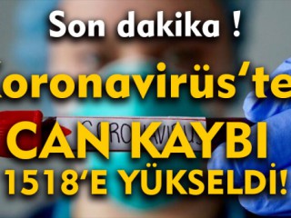 Türkiye'de koronavirüs vaka sayısı 69 bin 392 oldu !