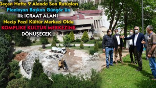 Başkan Güngör'ün Planlanan Projeleri Uygulanmaya Başladı