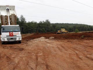 Kahramanmaraş Kapıçam’da yol yapımı başladı
