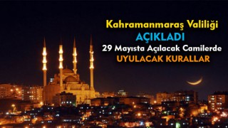 Kahramanmaraş Valiliği Açıkladı