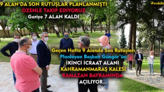 Kahramanmaraş'ın Tarihi Kalesi Bayrama Hazır