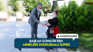 Başkan Güngör'den Dondurmalı Süpriz