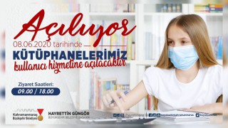 Büyükşehir’in halk kütüphaneleri açılıyor