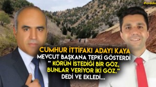 Cumhur İttifakı Adayı Battal Kaya'dan Mevcut Başkana TEPKİ