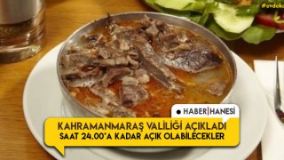 Kahramanmaraş Valiliği Yeni Kararlar Açıkladı