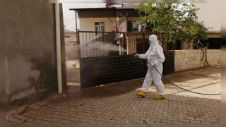 Karantinaya Alınan Mahalle Dezenfekte Edildi