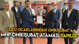 Mhp Onikişubat Teşkilatına Atama Yapıldı