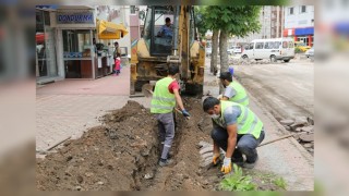Sivas'ta Kaldırım ve Aydınlatma Yenileniyor