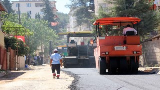 Pazarcık Menderes Mahallesinde Yol Çalışması