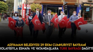 Adıyaman Şehri Kırmızı Beyaz'la Kaplandı