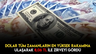 Dolar Tüm Zamanların En Yüksek Rakamına Ulaştı
