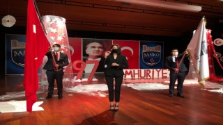 Sanko Okullarında Cumhuriyet Bayramı Online Tören İle Kutlandı