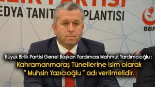 BBP Genel Başkan Yardımcısı Mahmut Yardımcıoğlu Kahramanmaraş'ta