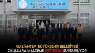 Gaziantep Büyükşehir Belediyesi'nden Okullara Destek
