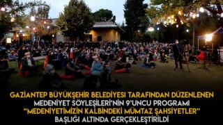 Gaziantep'te Medeniyet Söyleşileri'nin 9. Programı Düzenlendi