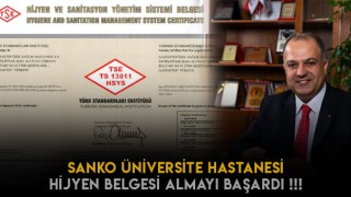 Hijyen ve Sanaitasyon Yönetim Sistemleri Belgesi Aldı
