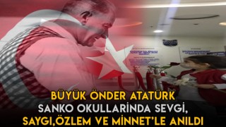 SANKO Okullarına 10 Kasım Anma Günü Düzenlendi