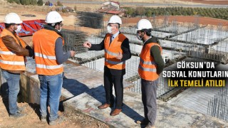 Toki Konutlarında İlk Temel Göksun'da Atıldı