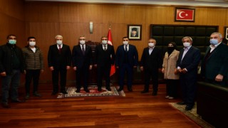 Ekinözü Heyeti Başkan Güngörü Ziyaret Etti