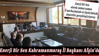 Enerji Bir Sen'den Afşin İlçesine Ziyaret