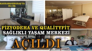 Kahramanmaraşta Bir İlk Sağlıklı Yaşam Merkezi Açıldı