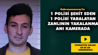 Kahramanmaraş'ta Polislere Saldıran Zanlın Yakalanma Anı Kamerada