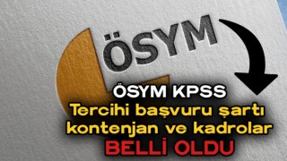 ÖSYM KPSS Tercihi başvuru şartları belli oldu (KPSS 2020 Tercih Kılavuzu)
