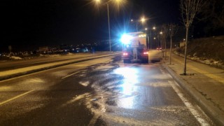 Büyükşehir Belediyesi'nden Don Ve Buzlanma Olaylarına Karşın Tedbir