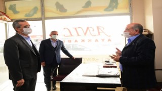 Güngör Ayakkabıcı Esnafını Ziyaret Etti