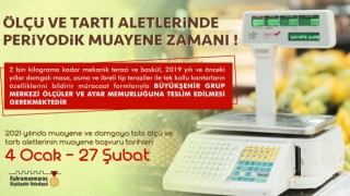 Ölçü ve Tartı Aletlerinde Muayene Müracatları Başladı