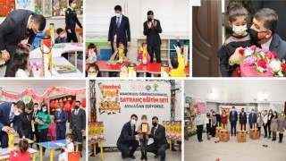 On Bin Öğrenciye Satranç Takımı Hediye Edildi