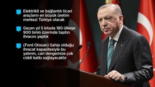 Erdoğan: Türkiye'yi Batarya Üretim Merkezlerinden Biri Yapmakta Kararlıyız