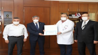 SANKO Üniversitesi Hastanesi’ne “Teşekkür Belgesi” verildi.