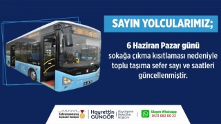 Kahramanmaraş Toplu Taşıma Seferlerine Güncelleme