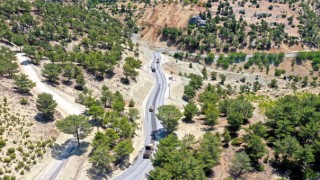 Bertiz Bölgesinde 35 Kilometrelik Yol Yenileniyor