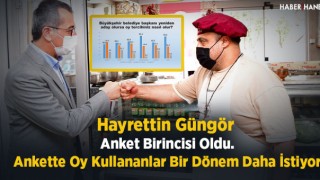 Hayrettin Güngör Anket Birincisi Oldu