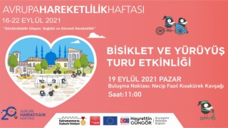 Avrupa Hareketlilik Haftası’nda Yürüyüş ve Bisiklet Turu Etkinliği
